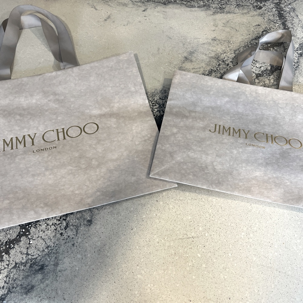 Jimmy Choo shopping bags